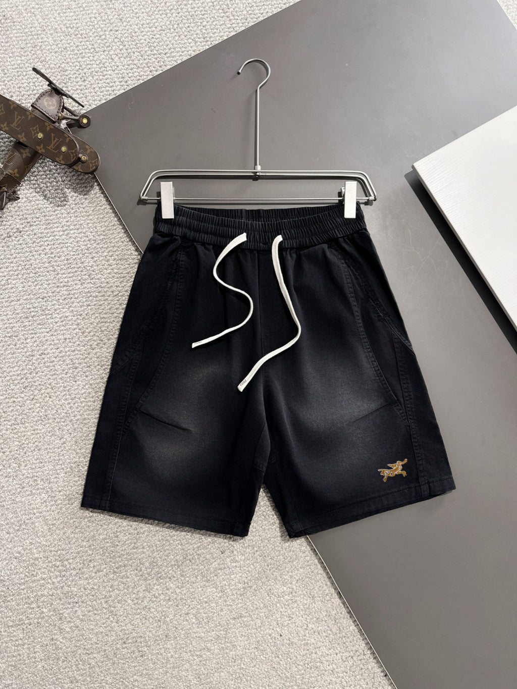 Arc'teryx Sun-Faded Wash Patch Pocket Elastic Waist Shorts