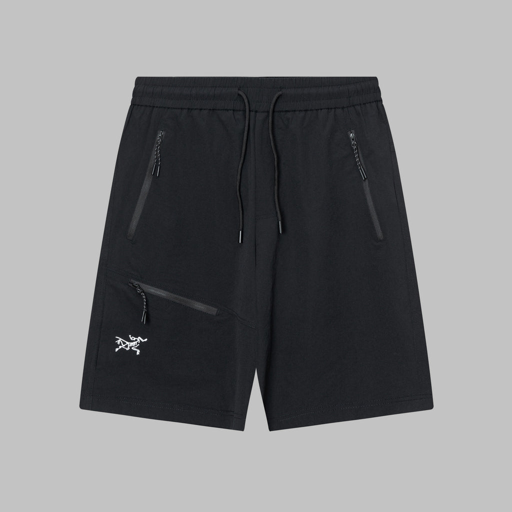Arc'teryx Multi‑Zipper Pocket Drawstring Outdoor Shorts