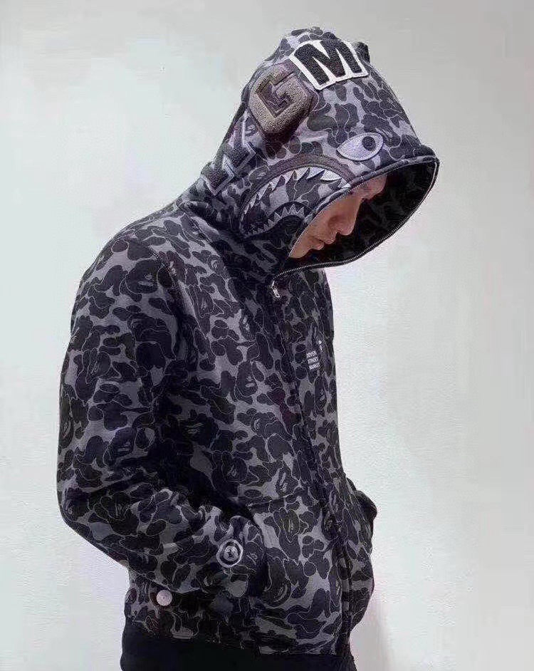 Dover Street Market Ginza × BAPE 15th Anniversary Shark Full-Zip Hoodie
