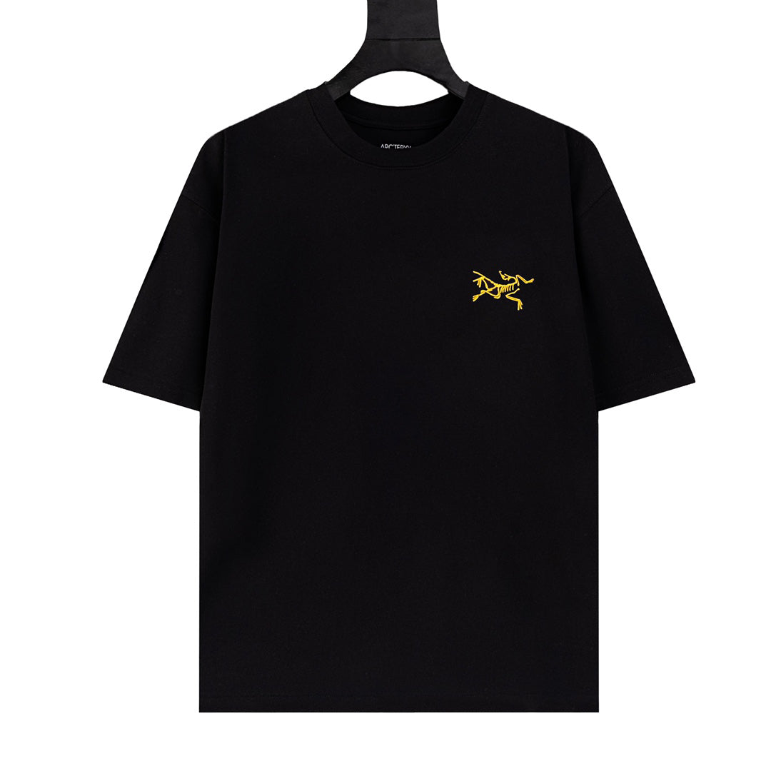 Arc'teryx Fossil Bird Grid‑Background Back Print SS T‑Shirt