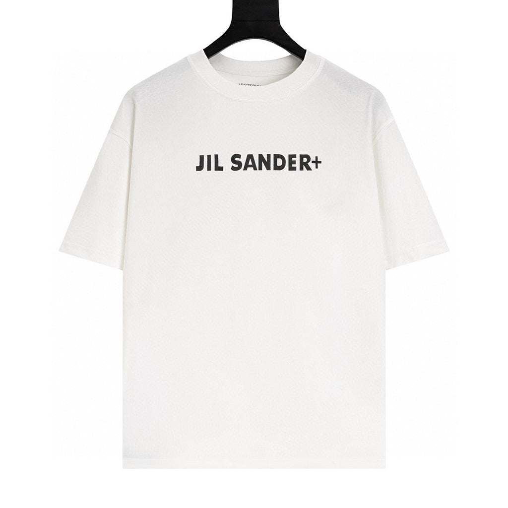 Jil Sander+ Front Logo Back Fossil Skeleton Graphic SS T‑Shirt