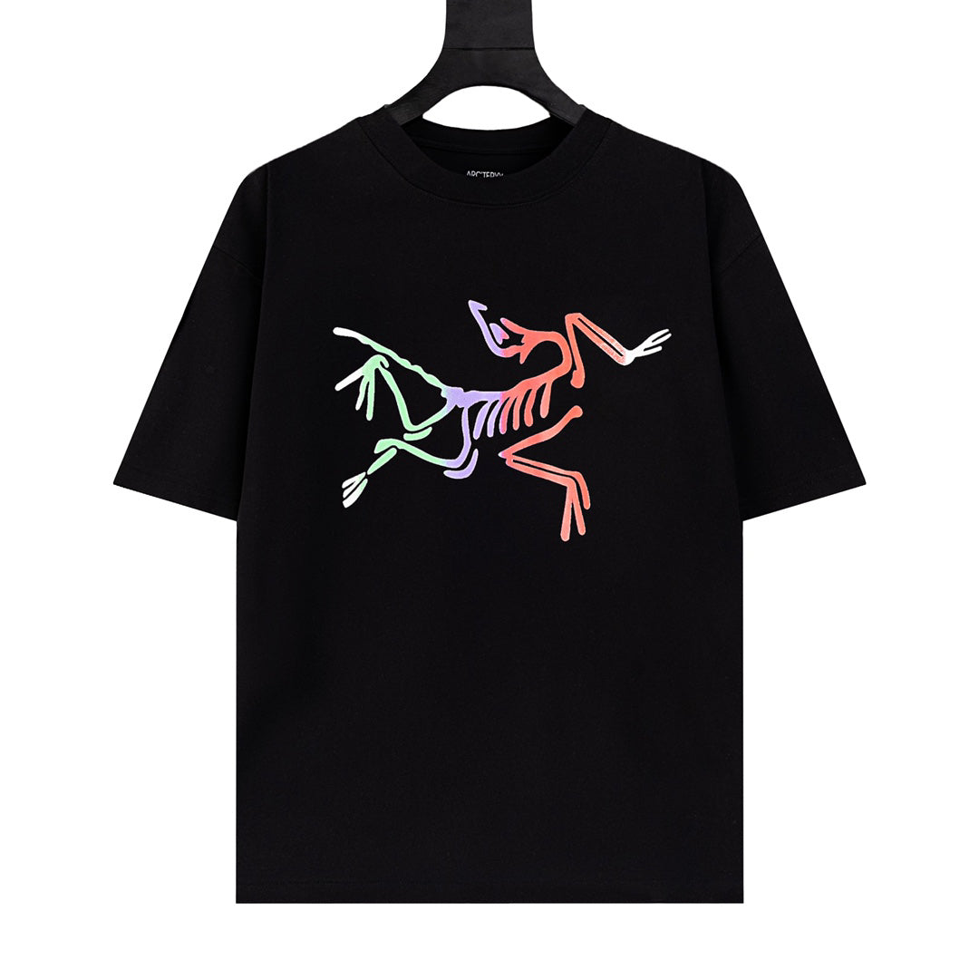 Arc'teryx Gradient Multicolor Fossil Bird Center‑Print SS T‑Shirt