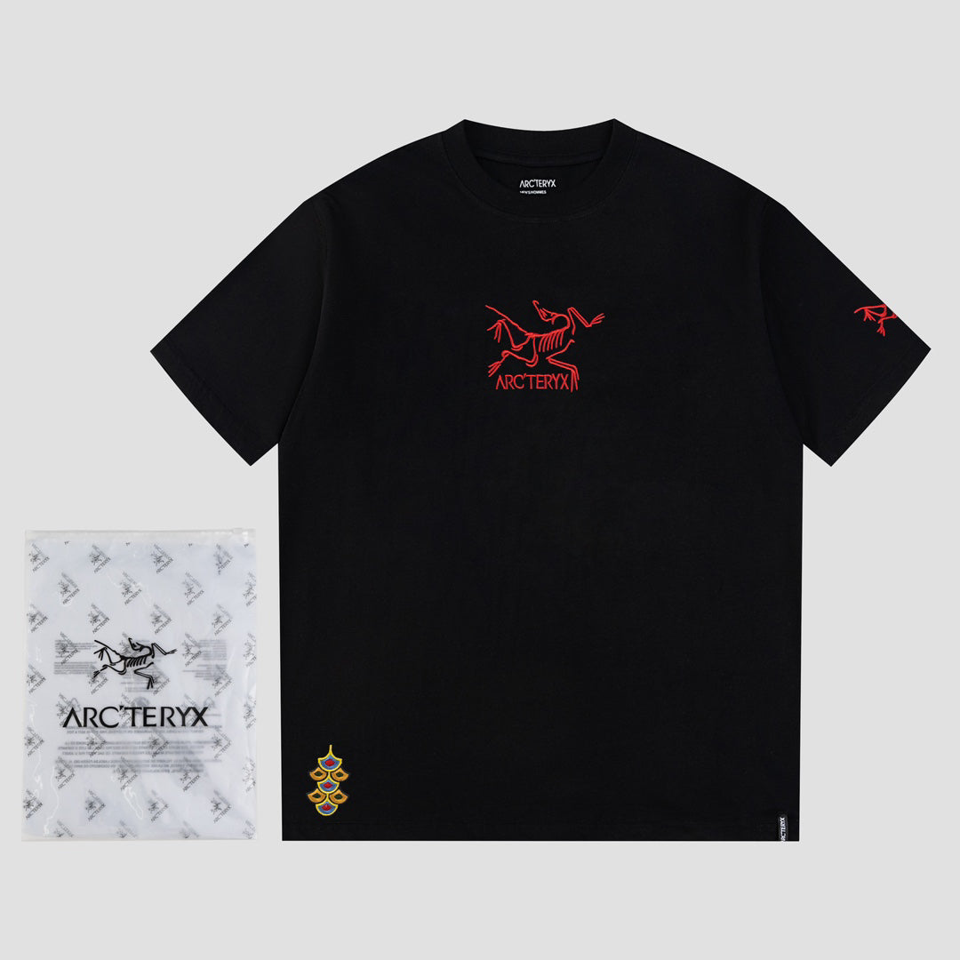 Arc'teryx Chinese New Year Limited Edition Red Embroidered Bird Logo Unisex T-Shirt