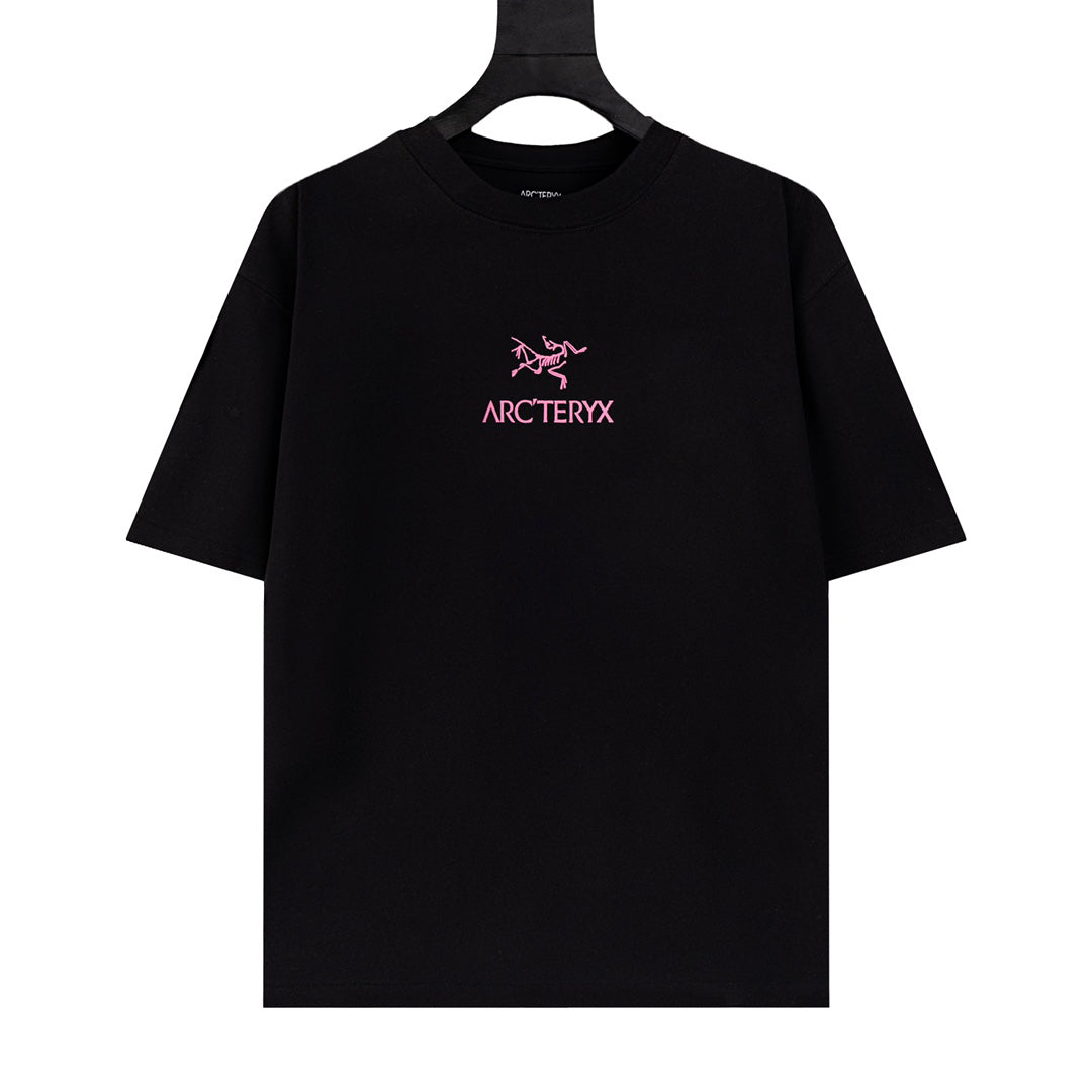 Arc'teryx Chest Bird Logo Back Marble‑Texture Fossil Bird SS T‑Shirt