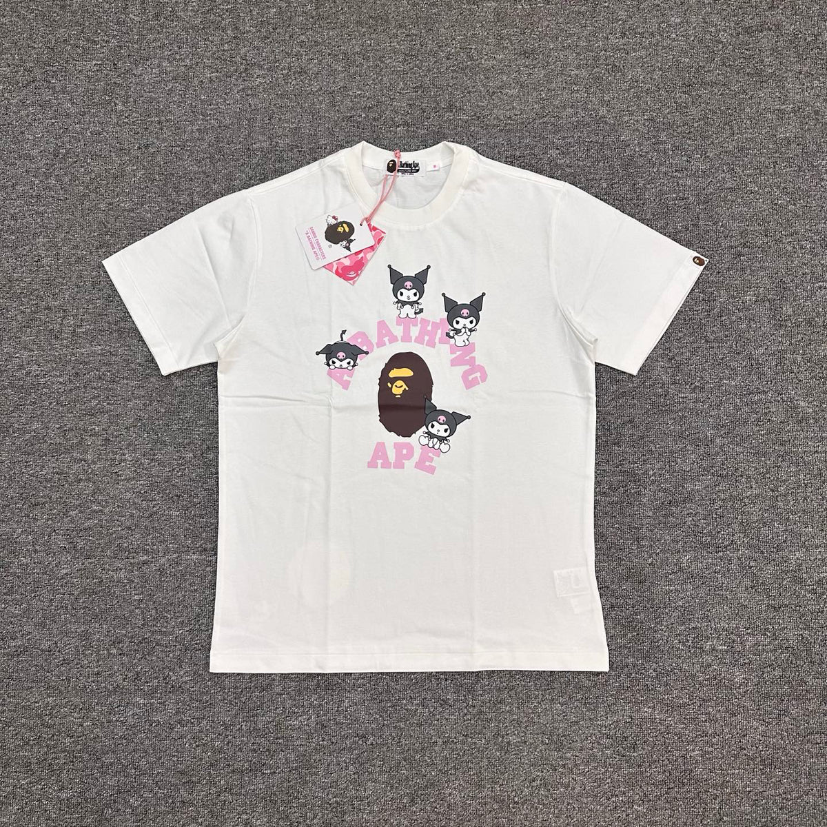 BAPE × Sanrio College T-Shirt — Kuromi / Hello Kitty
