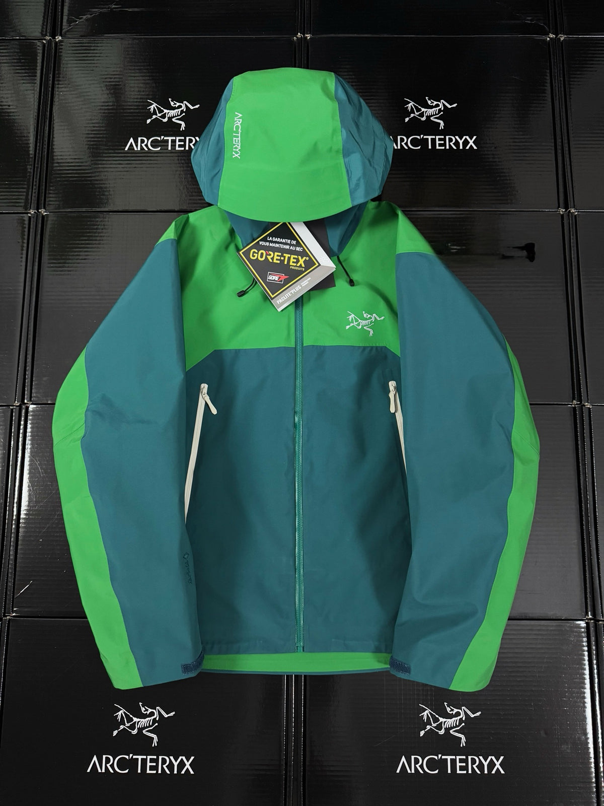 Arc'teryx Beta Lightweight Colorblock Shell Jacket | GORE-TEX
