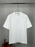 Stone Island Essentials Small Green Compass Logo Print Crew Neck T-Shirt