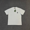 BAPE SS25 "A. Bathing Ape" Script Logo Left Chest Embroidered Oversized Heavyweight Unisex T-Shirt