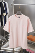 Embroidered Fossil‑Bird Logo Front‑Back Short‑Sleeve T‑Shirt