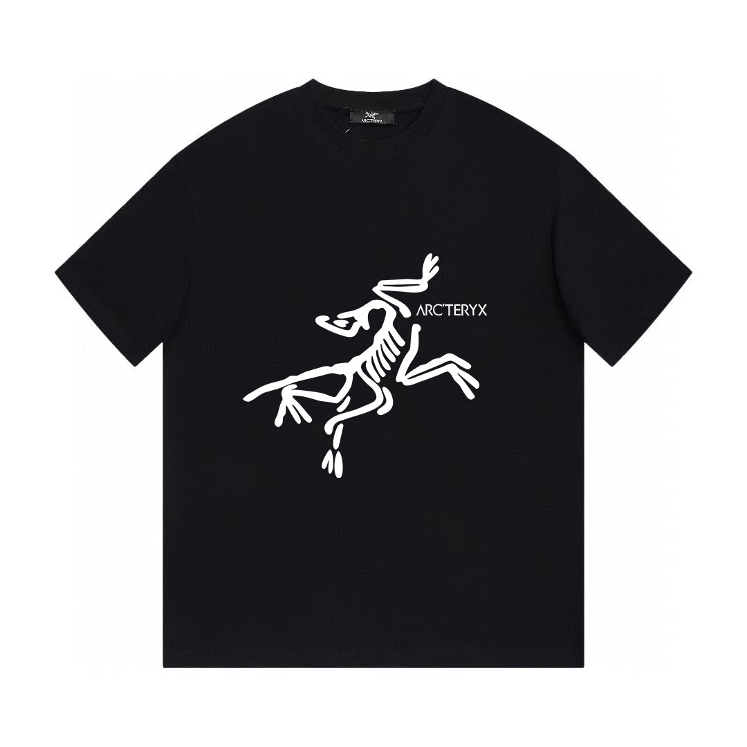 Arc'teryx Large White Bird Skeleton Logo Short‑Sleeve T‑Shirt Unisex