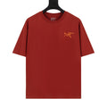 Arc'teryx Small Bird Logo Front and Grid Large Bird Graphic Back Crew Neck Short‑Sleeve T‑Shirt, Unisex Relaxed Fit Tee