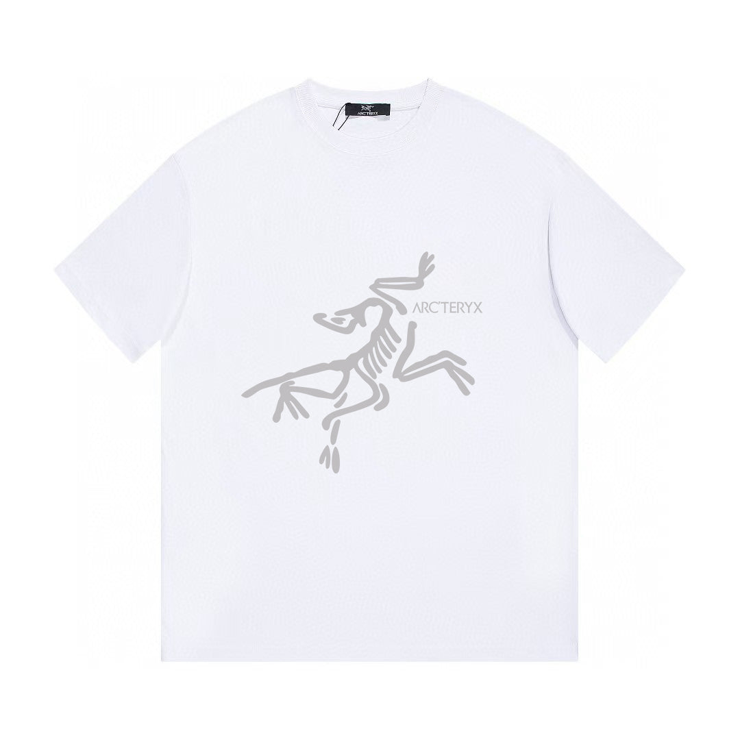 Arc'teryx Large White Bird Skeleton Logo Short‑Sleeve T‑Shirt Unisex