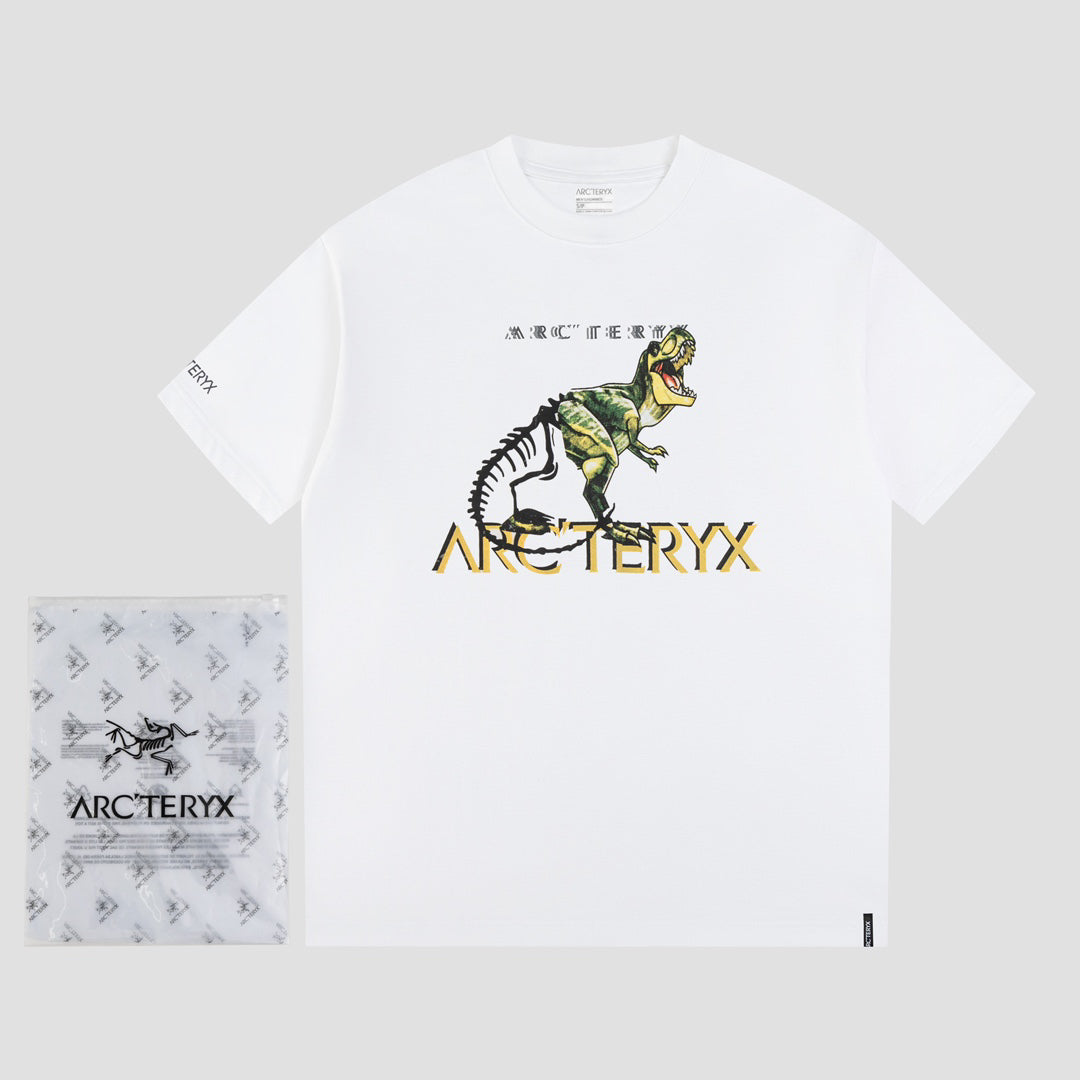 Arc'teryx T-Rex Half-Skeleton Graphic & Gold Wordmark Unisex T-Shirt