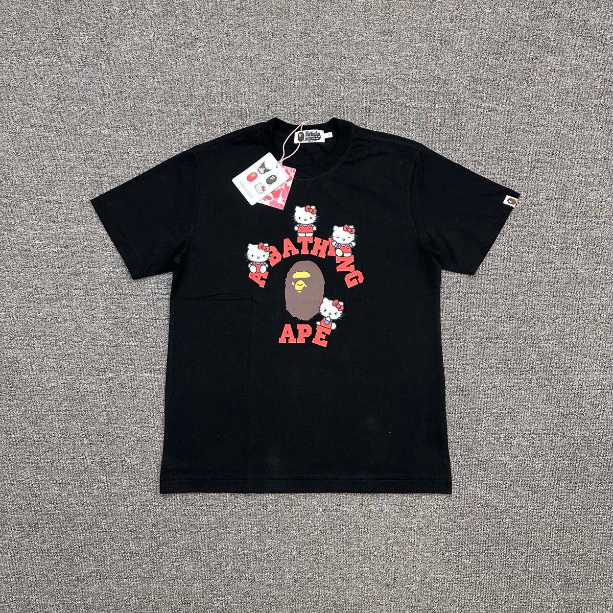 BAPE × Sanrio College T-Shirt — Kuromi / Hello Kitty