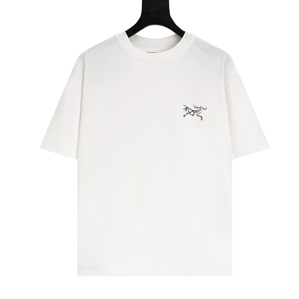Arc'teryx Fossil Bird Grid‑Background Back Print SS T‑Shirt