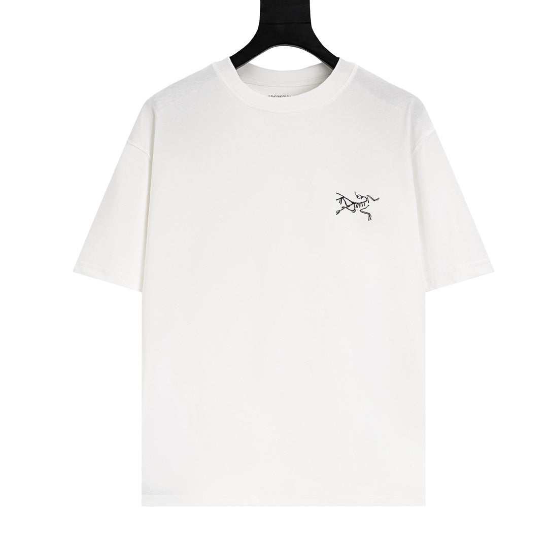 Arc'teryx Fossil Bird Grid‑Background Back Print SS T‑Shirt