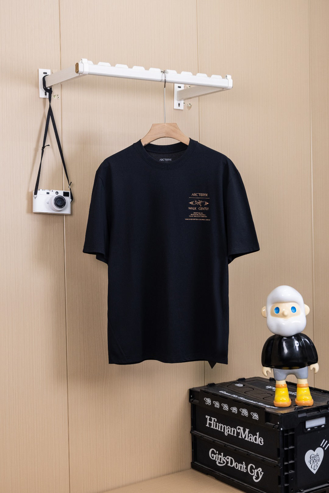 2026 SS Arc'teryx Short‑Sleeve T‑Shirt, Front‑Back Large Graphic Logo Print, Unisex Oversized Tee