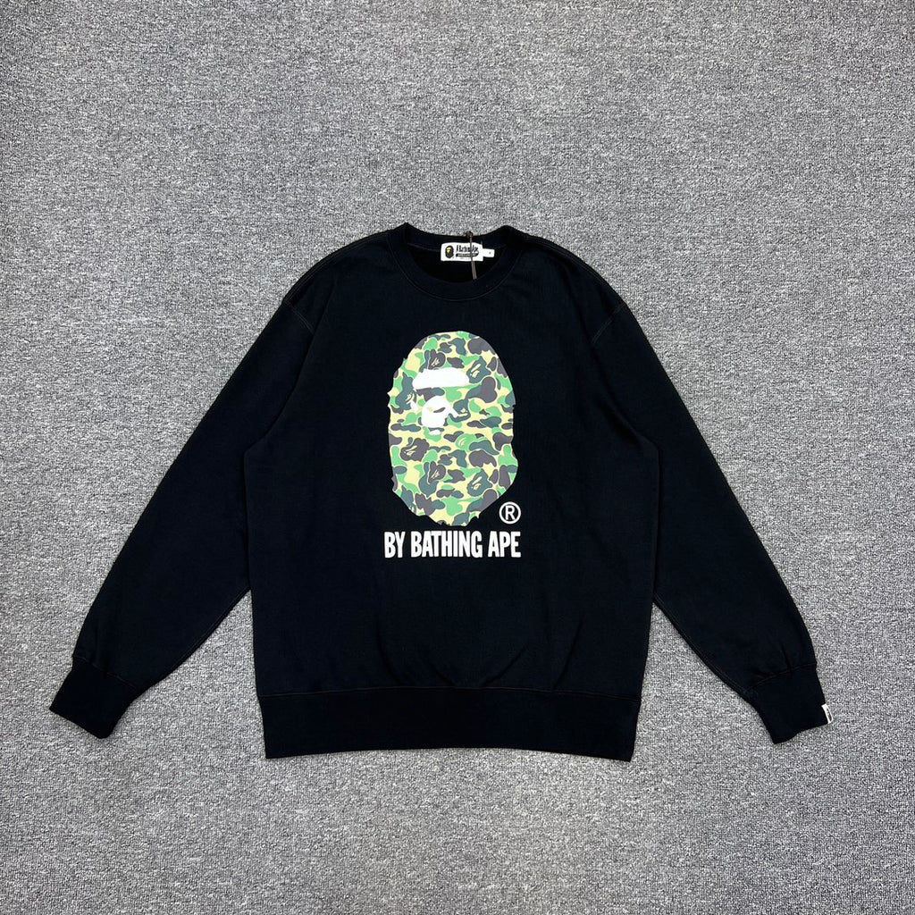 BAPE ABC Camo Organic Cotton "By Bathing Ape" Crewneck Sweatshirt