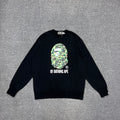 BAPE ABC Camo Organic Cotton "By Bathing Ape" Crewneck Sweatshirt