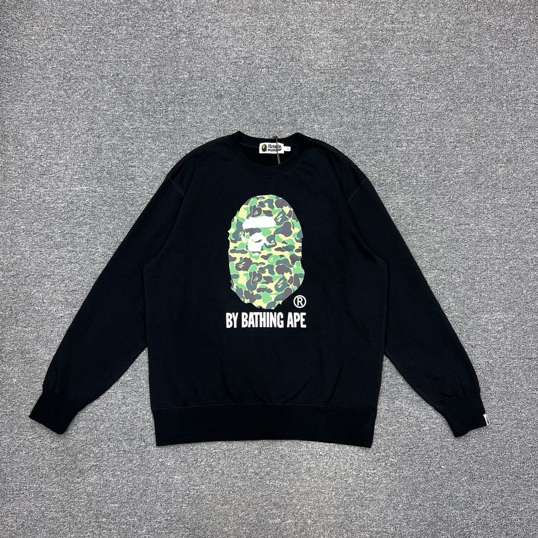 BAPE ABC Camo Organic Cotton "By Bathing Ape" Crewneck Sweatshirt