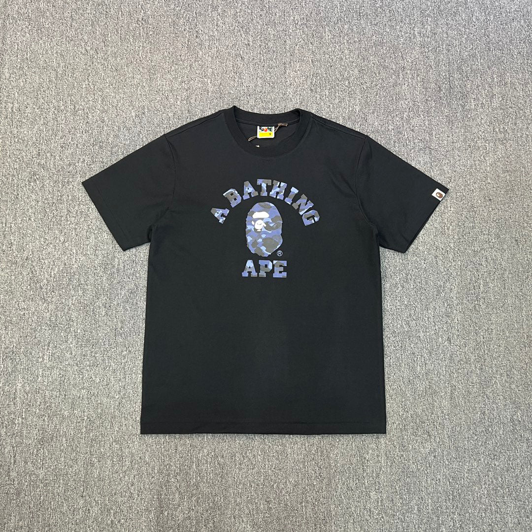 BAPE College Logo Colour Camo Oversized Unisex T-Shirt