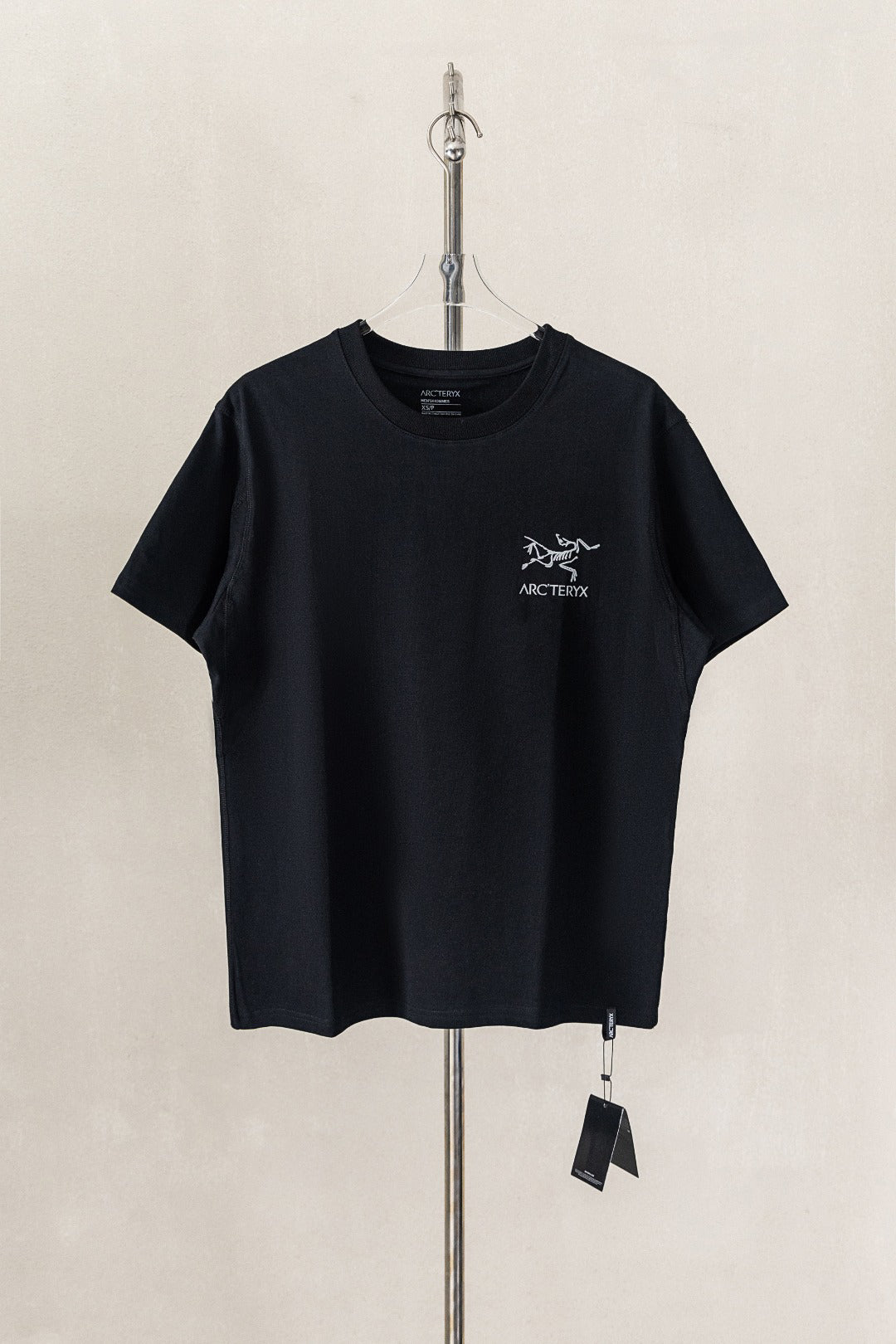 Arc'teryx Contrast‑Stitch Bird Logo Crew‑Neck Short‑Sleeve T‑Shirt