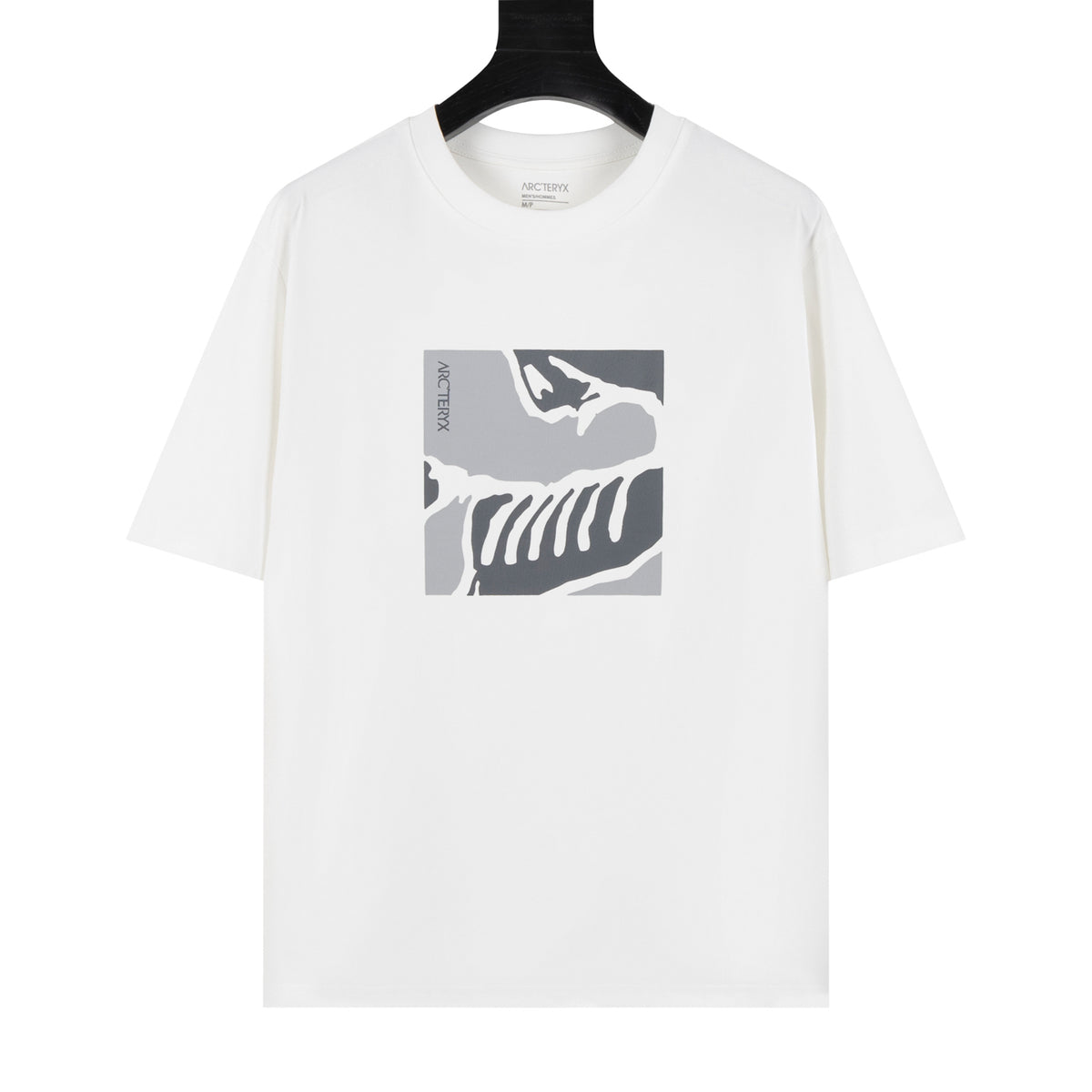 Arc'teryx Square Bird Skeleton Graphic Crew Neck Short‑Sleeve T‑Shirt, Unisex Relaxed Fit Tee