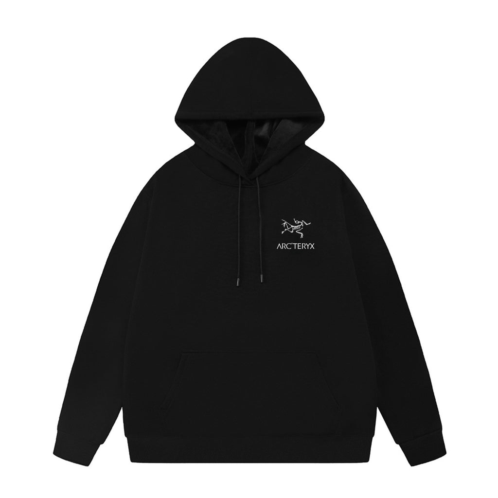 Arc'teryx Oversized Logo Print Fleece-Lined Hoodie