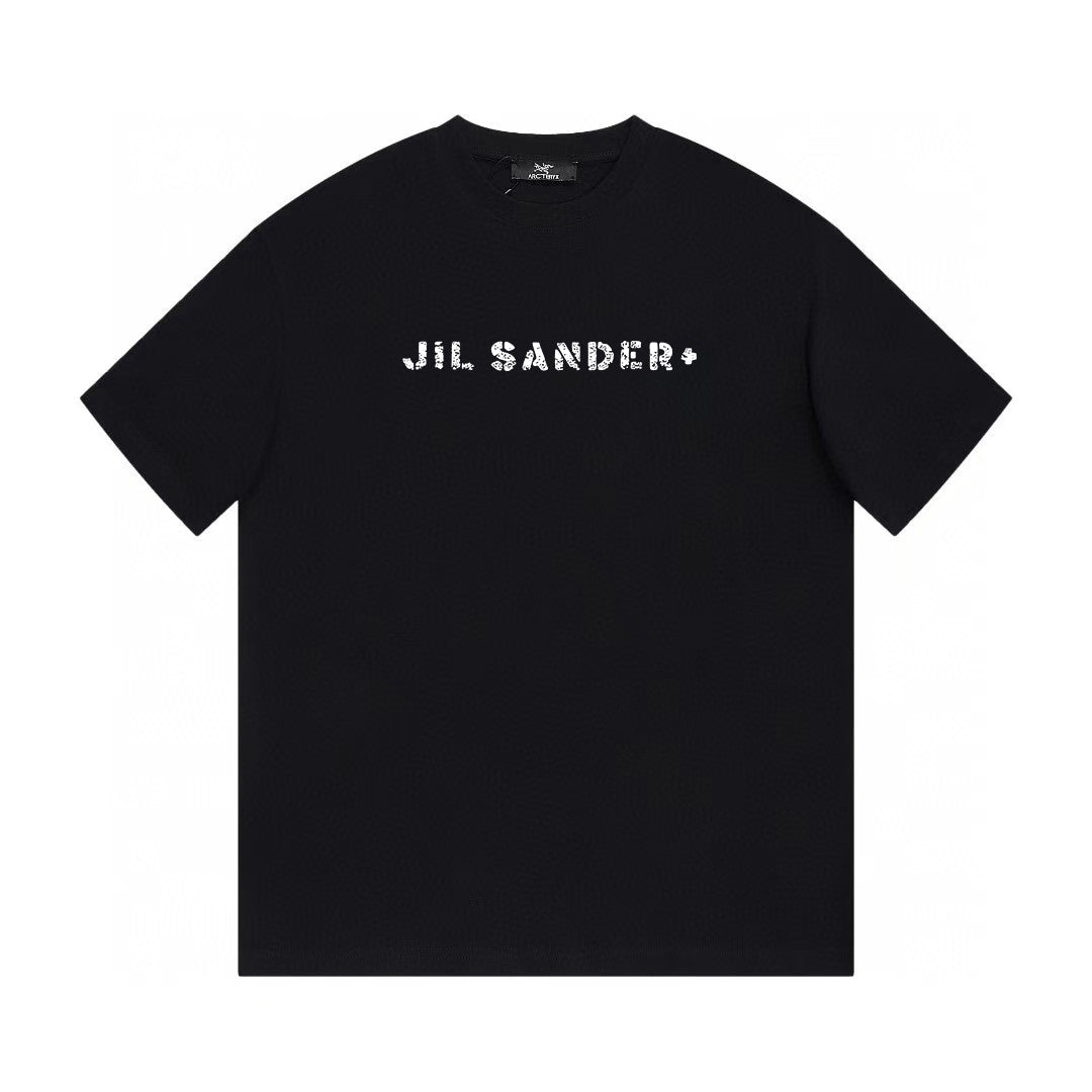 Jil Sander Distressed Logo Unisex Short‑Sleeve T‑Shirt