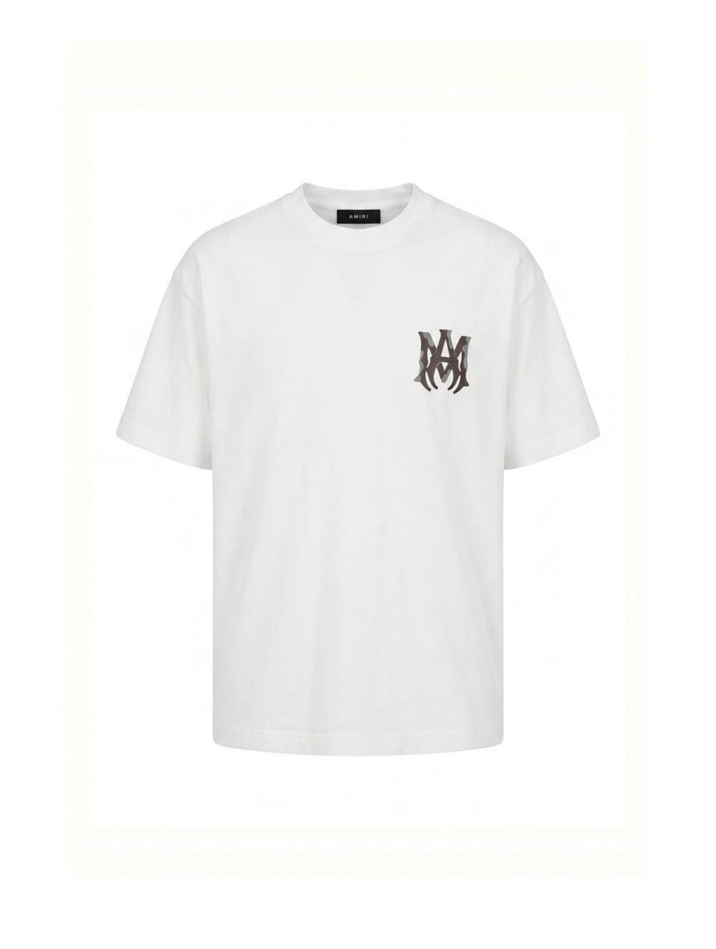 AMIRI MA Monogram Chest Graphic Short‑Sleeve Tee