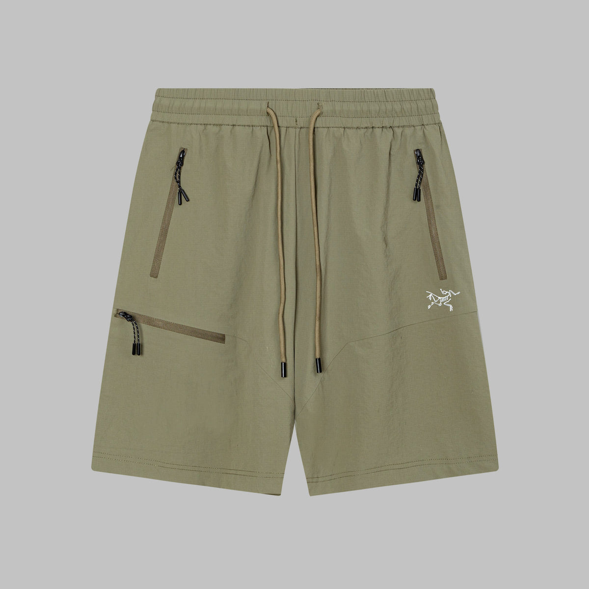 Arc'teryx Multi‑Zipper Pocket Drawstring Functional Outdoor Shorts