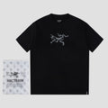 Arc'teryx Tonal Embroidered Bird Logo Front & Vertical Wordmark Back Unisex T-Shirt