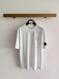 Stone Island Classic Compass Rose Badge Left Chest Print T-Shirt