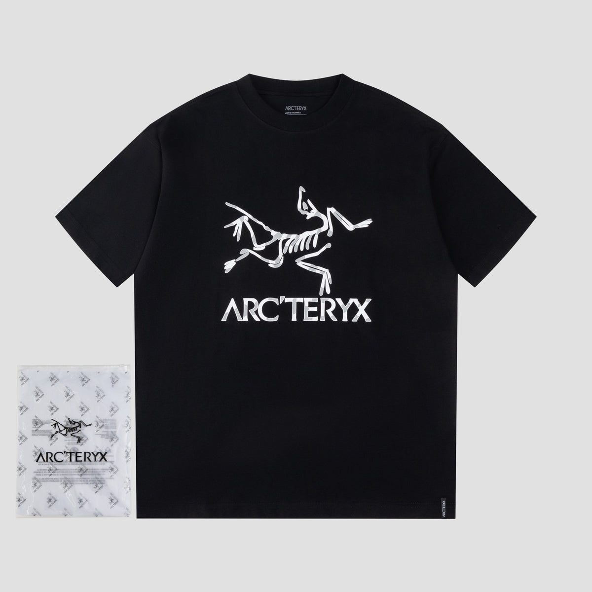 Arc'teryx Oversized Archaeopteryx Skeleton Logo & Wordmark Heavyweight Unisex T-Shirt