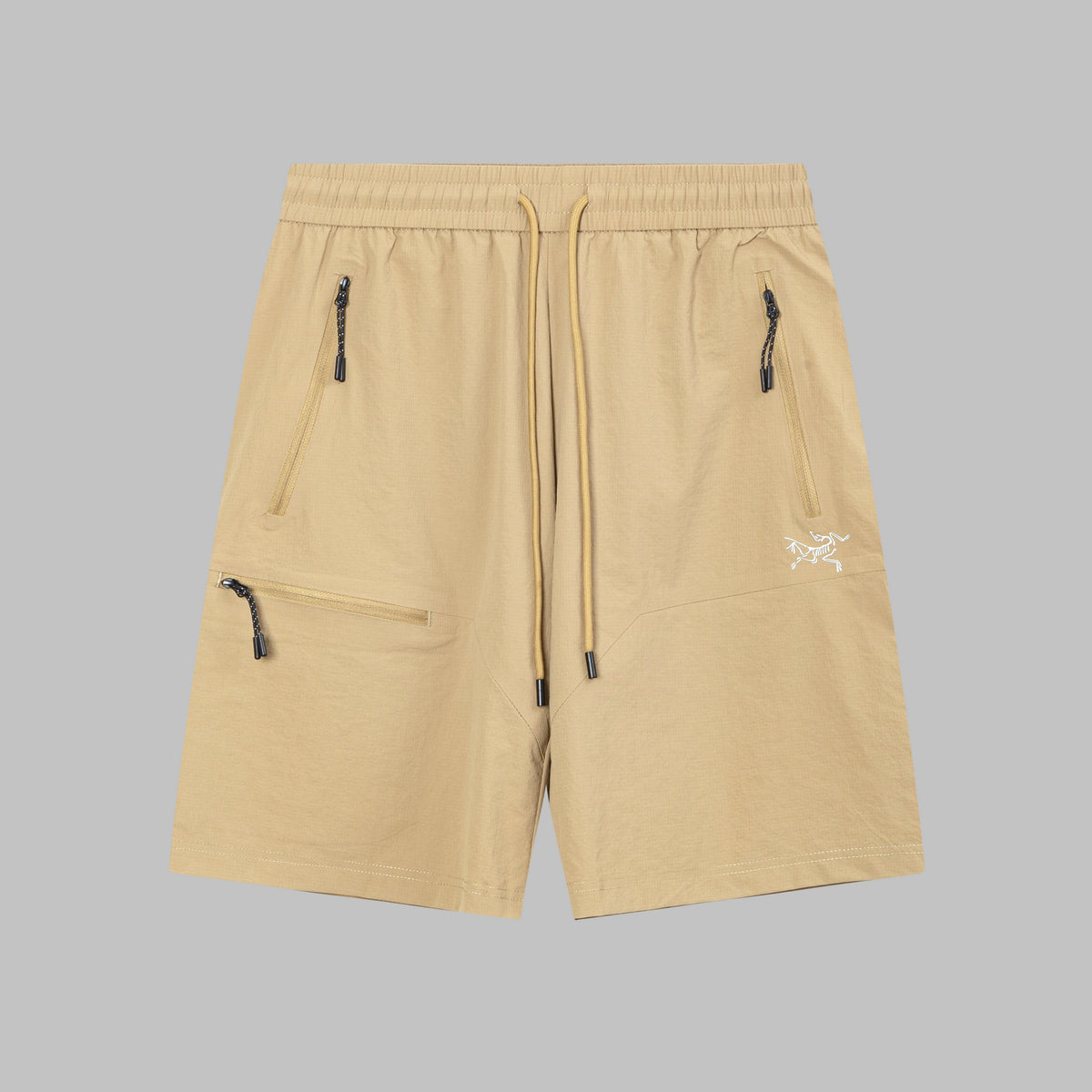 Arc'teryx Multi‑Zipper Pocket Drawstring Functional Outdoor Shorts