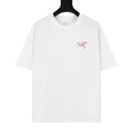 Arc'teryx Red Bird Logo Crew Neck Short‑Sleeve T‑Shirt, Unisex Relaxed Fit Tee