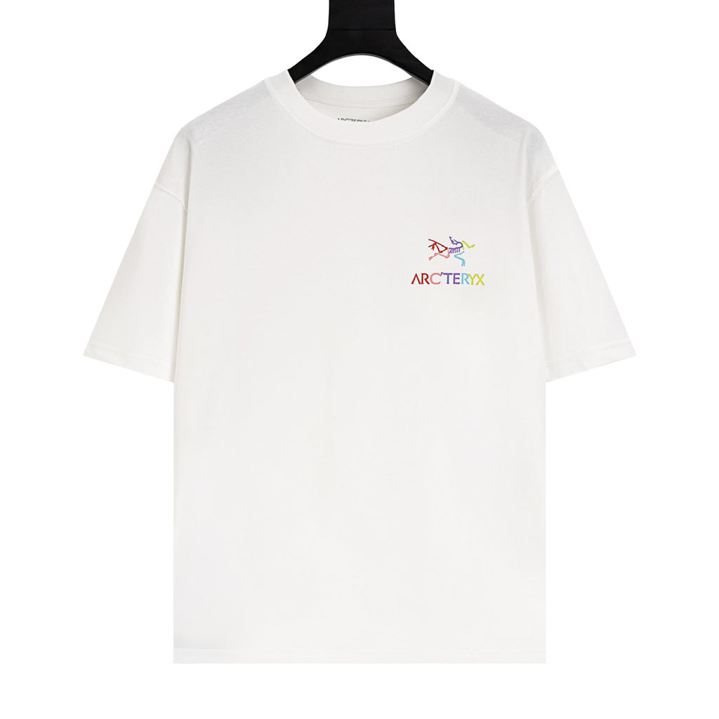 Arc'teryx Rainbow Logo Evolution‑Figure Back Graphic SS T‑Shirt