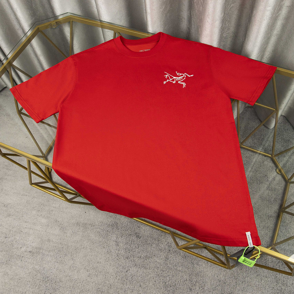 Arc'teryx ARC25FW Red Oversized Skeleton Bird Heavyweight Unisex T-Shirt