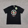 BAPE x Liberty Walk SS26 Badge T-Shirt - Black / White