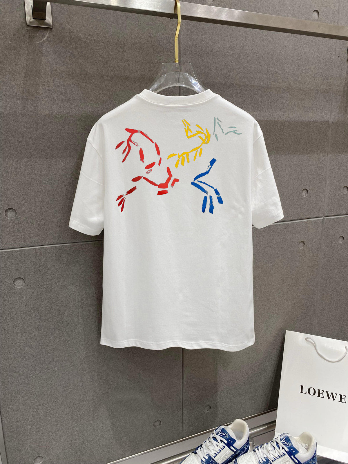 Arc'teryx Multi‑Fossil‑Bird Front‑Chest & Back Graphic SS T‑Shirt