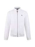 Polo Ralph Lauren Men’s Zip‑Up Harrington Jacket With Navy Pony Embroidery