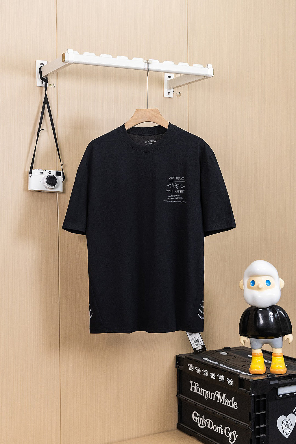 2026 SS Arc'teryx Short‑Sleeve T‑Shirt, Front‑Back Large Graphic Logo Print, Unisex Oversized Tee