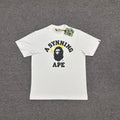 BAPE SS26 A Synning Ape Halo College T-Shirt