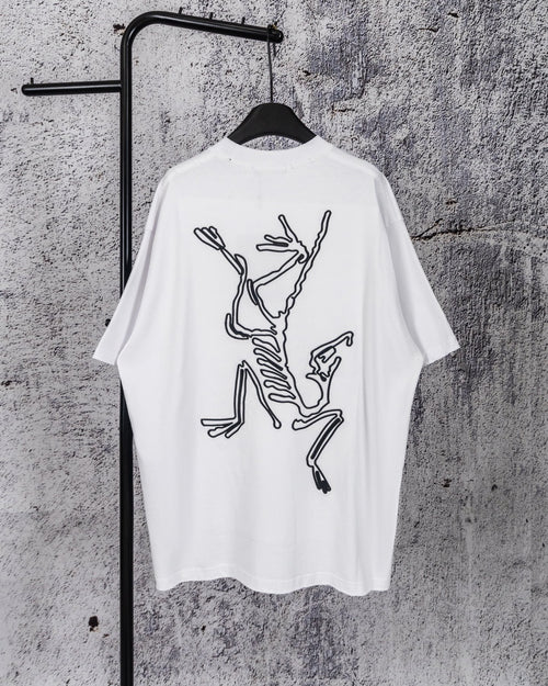 Arc'teryx Arc'Multi Bird Logo Short‑Sleeve T‑Shirt（White Light）