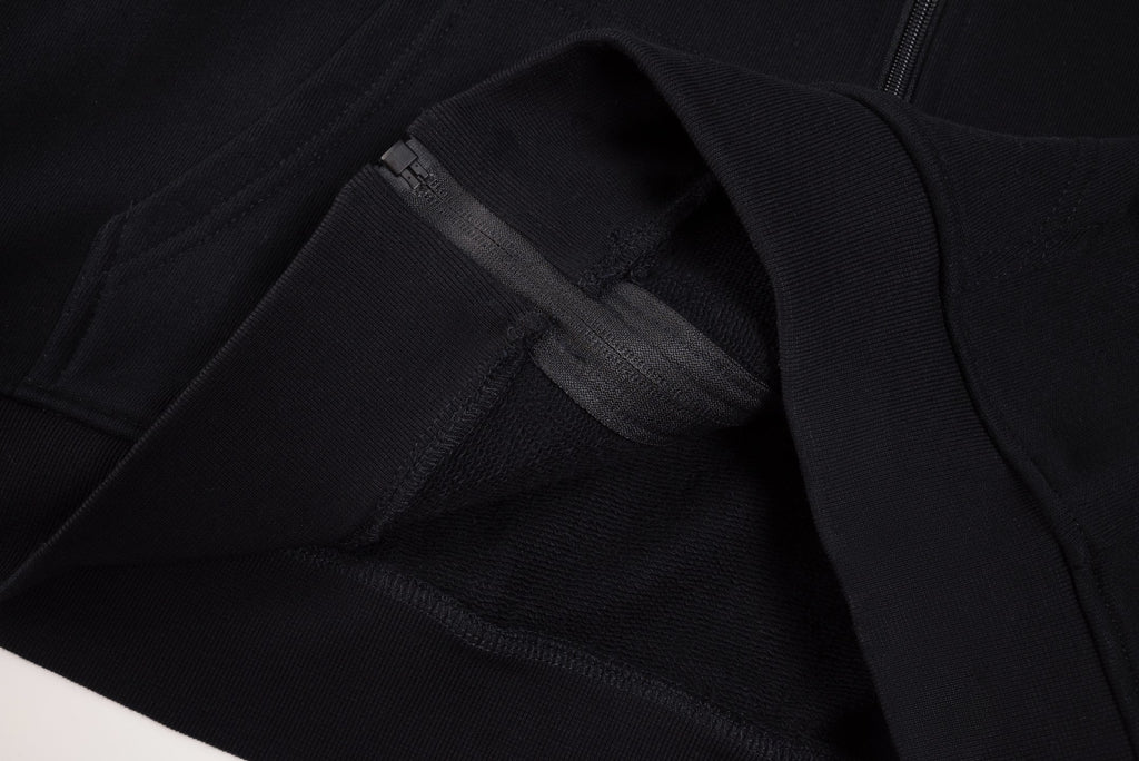 Stone Island Heavyweight Cotton Fleece Full-Zip Hoodie with Compass Badge