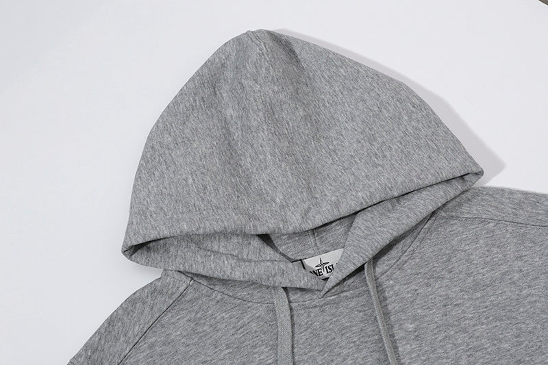 Stone Island Classic Compass Badge Pullover Hoodie Sweatshirt