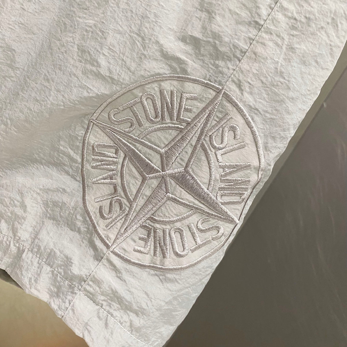 Stone Island Metallic Nylon Compass Badge Cargo Shorts - 3 Colors
