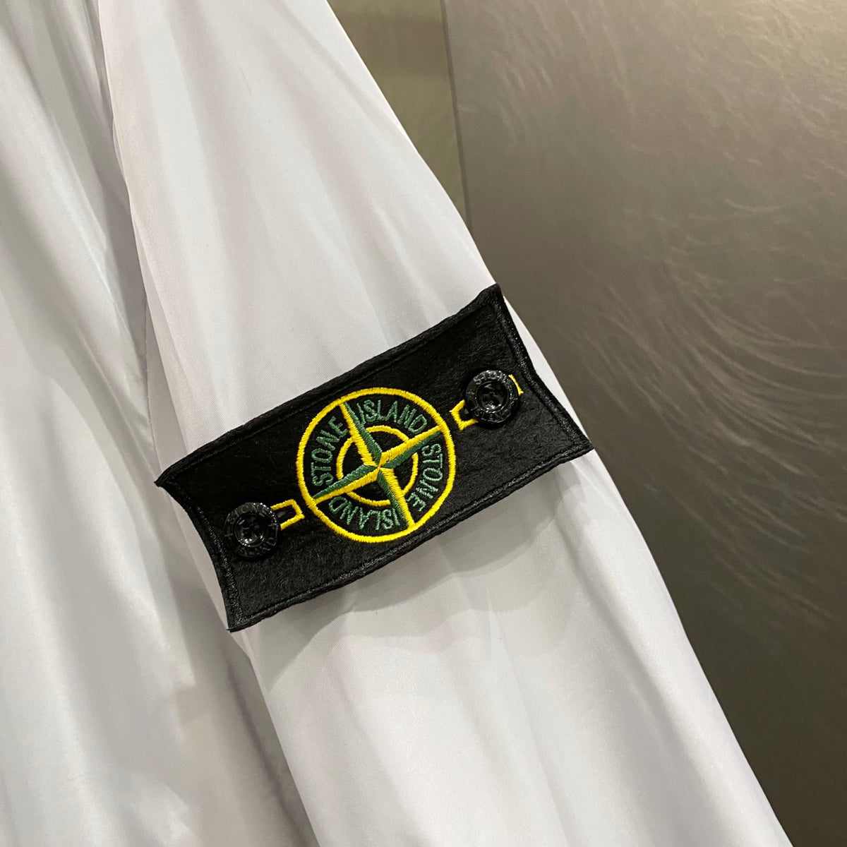 Stone Island High-Gloss Nylon Compass Badge Bomber Jacket - 3 Colors