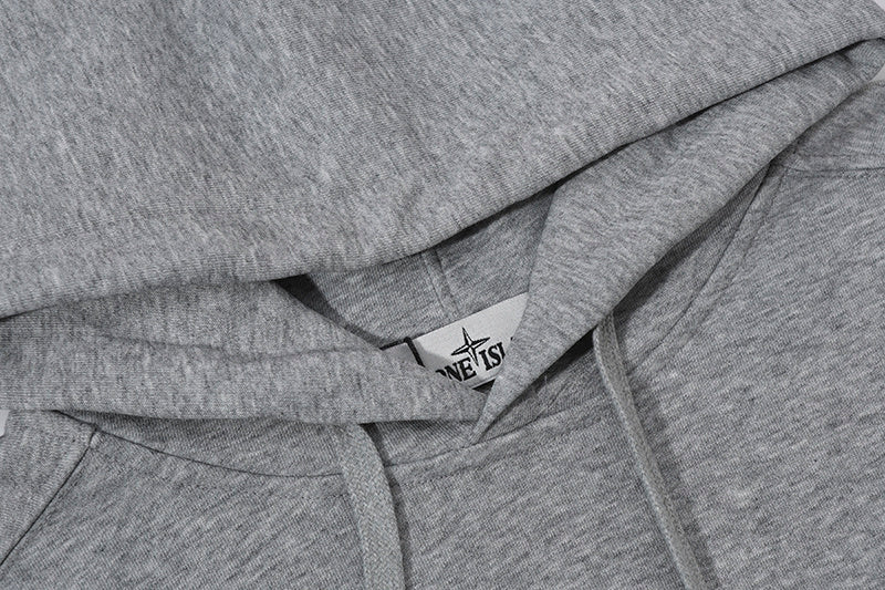 Stone Island Classic Compass Badge Pullover Hoodie Sweatshirt