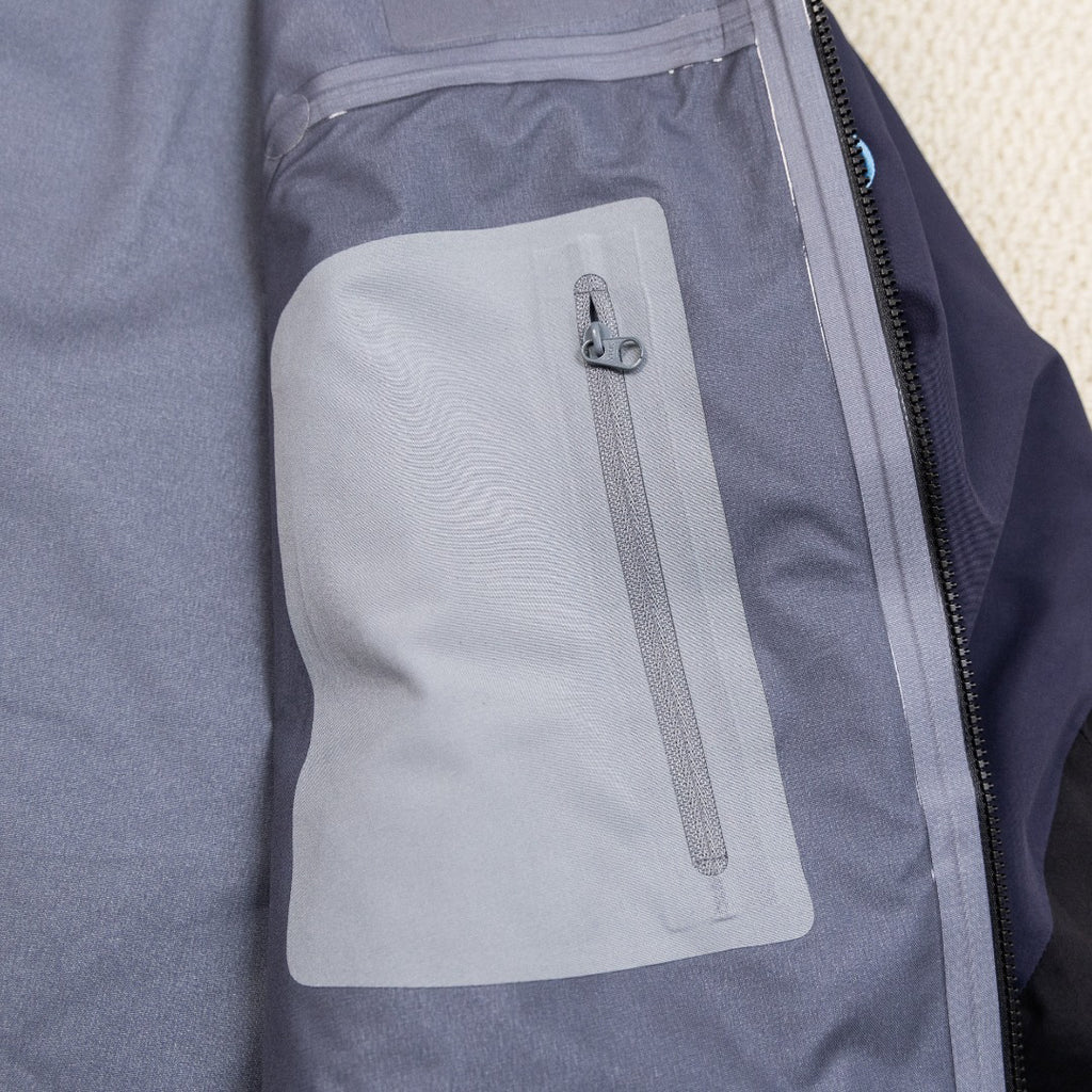 Arc'teryx GORE‑TEX Color‑Block Hooded Waterproof Shell Jacket